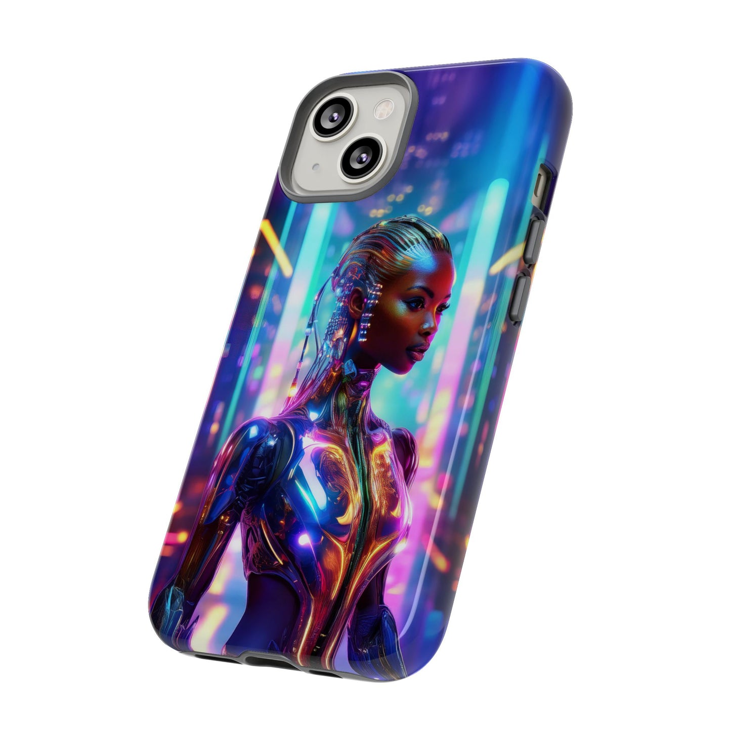 Futuristic Human Android Hybrid Cell Phone Case 018