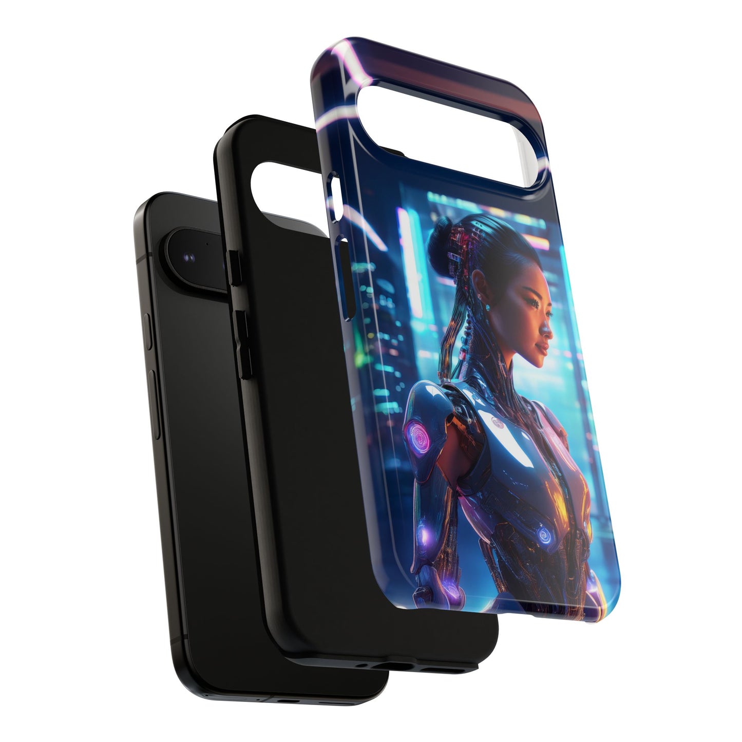 Futuristic Human Android Hybrid Cell Phone Case 013