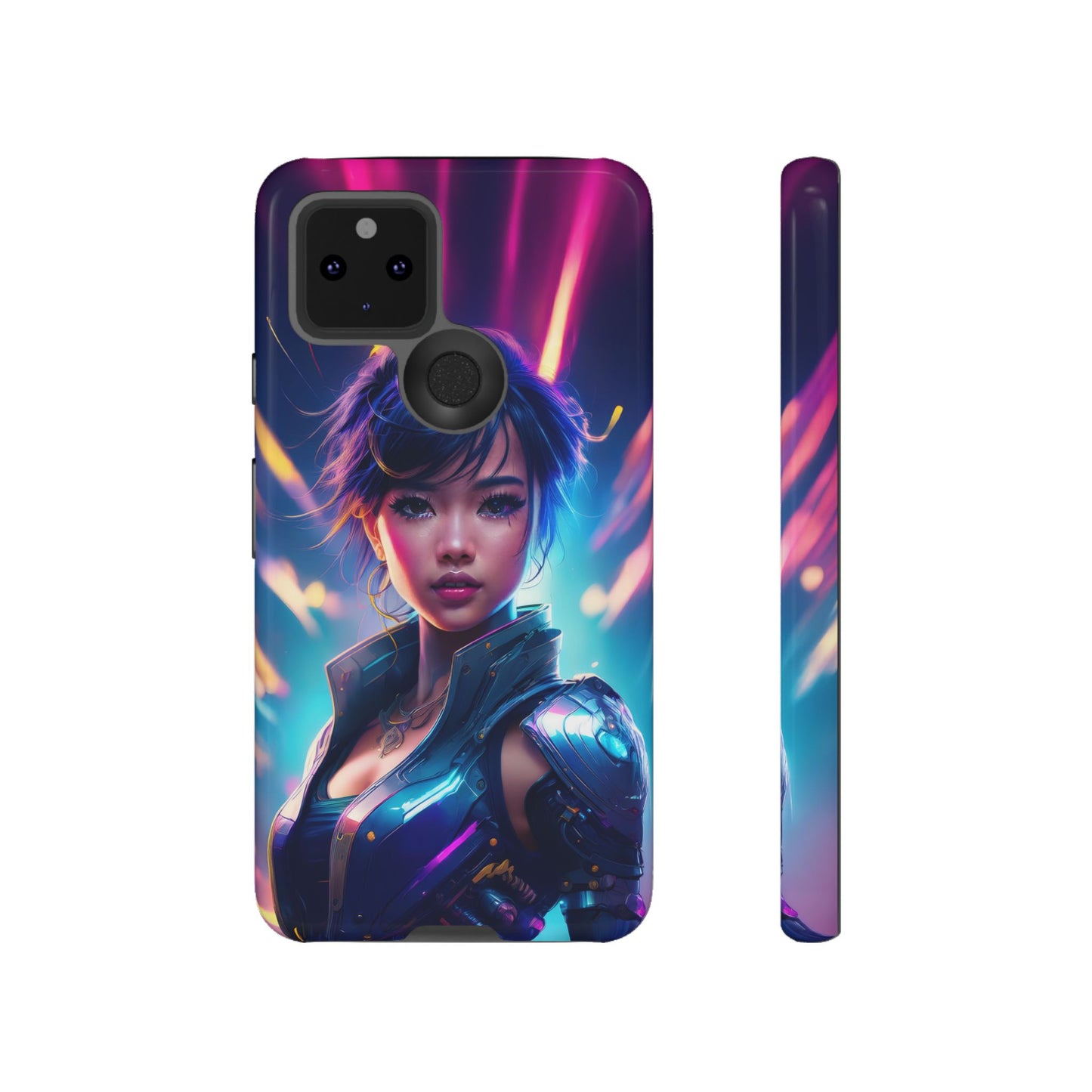 Futuristic Cyberpunk Female Cell Phone Case 024