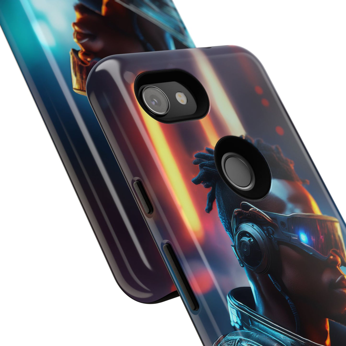 Futuristic Cyberpunk Male Cell Phone Case 016