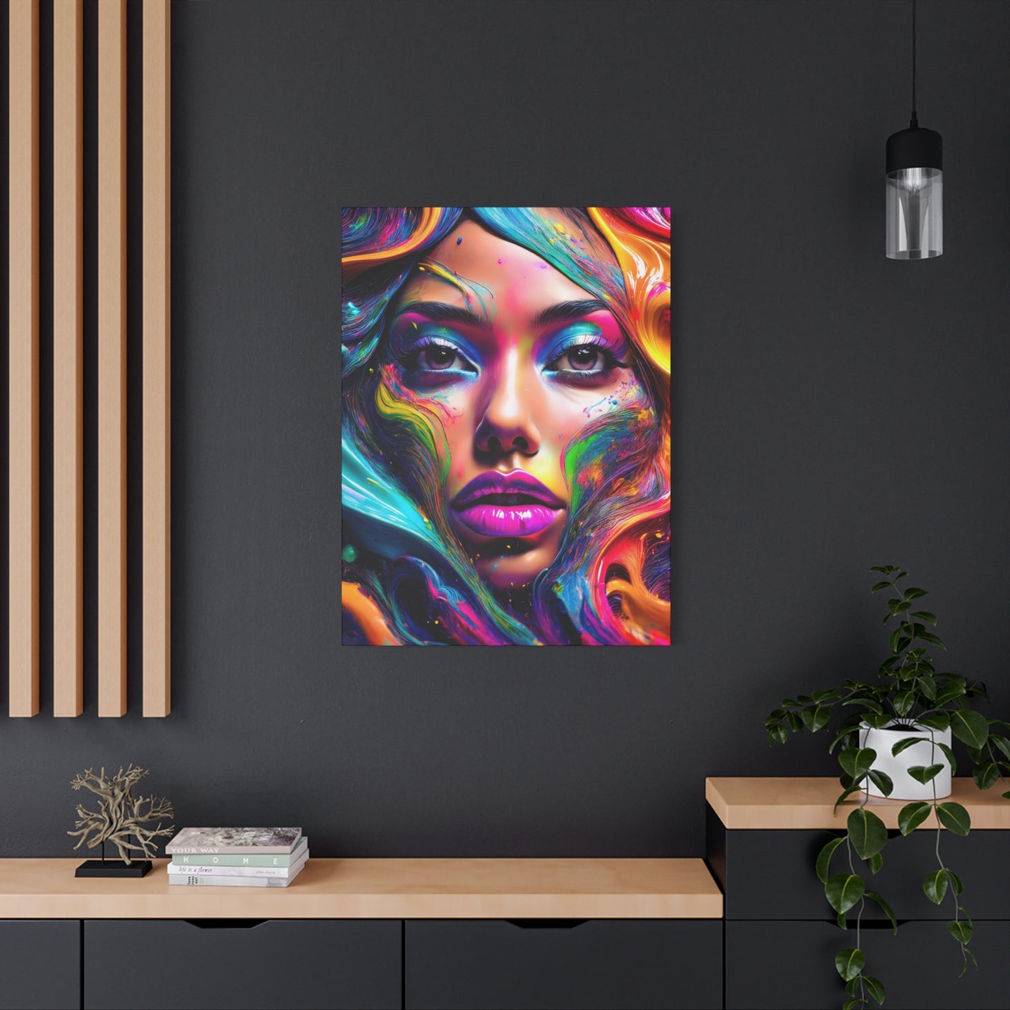 Painted Beauty 012 Canvas Wall Art