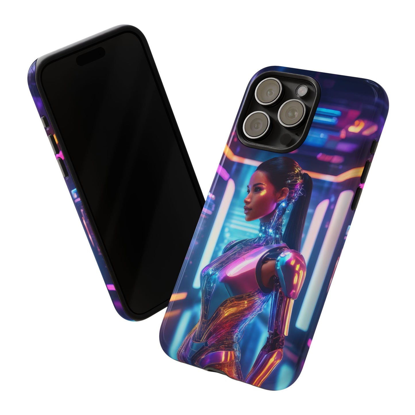 Futuristic Human Android Hybrid Cell Phone Case 016