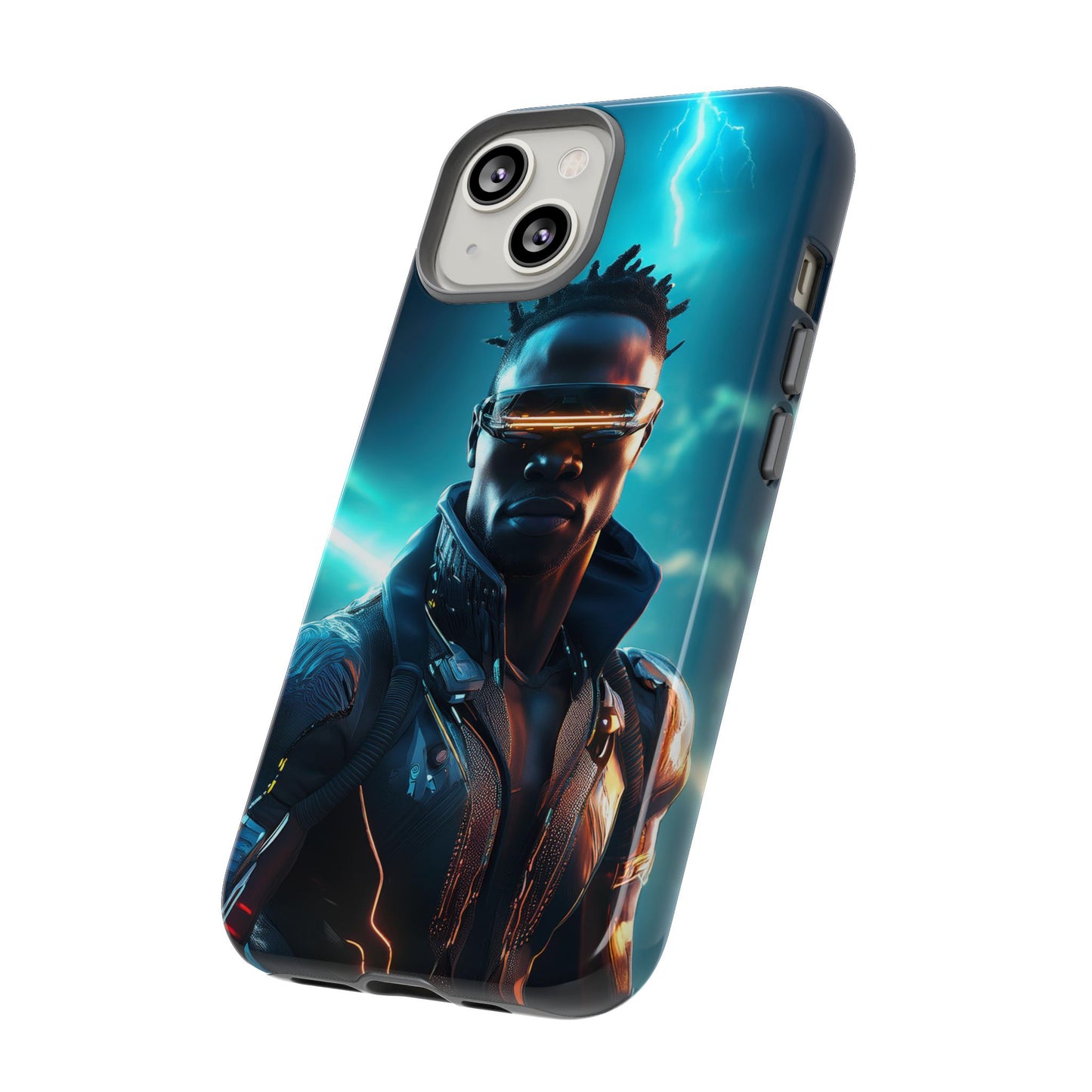 Futuristic Cyberpunk Male Cell Phone Case 014