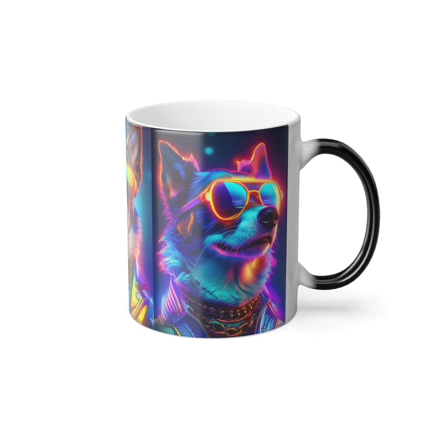 Cool Dogs Color Morphing Mug, 11oz