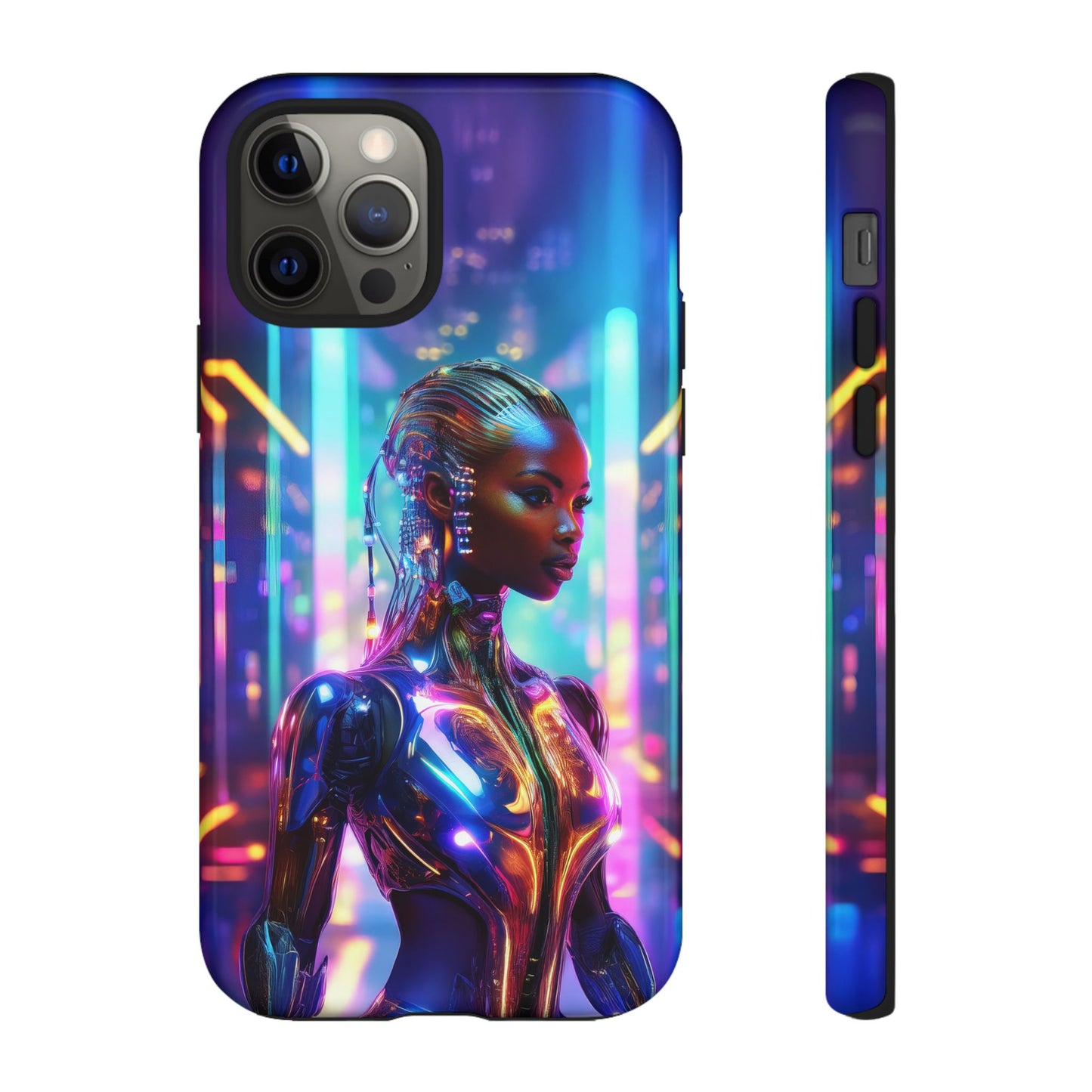 Futuristic Human Android Hybrid Cell Phone Case 018