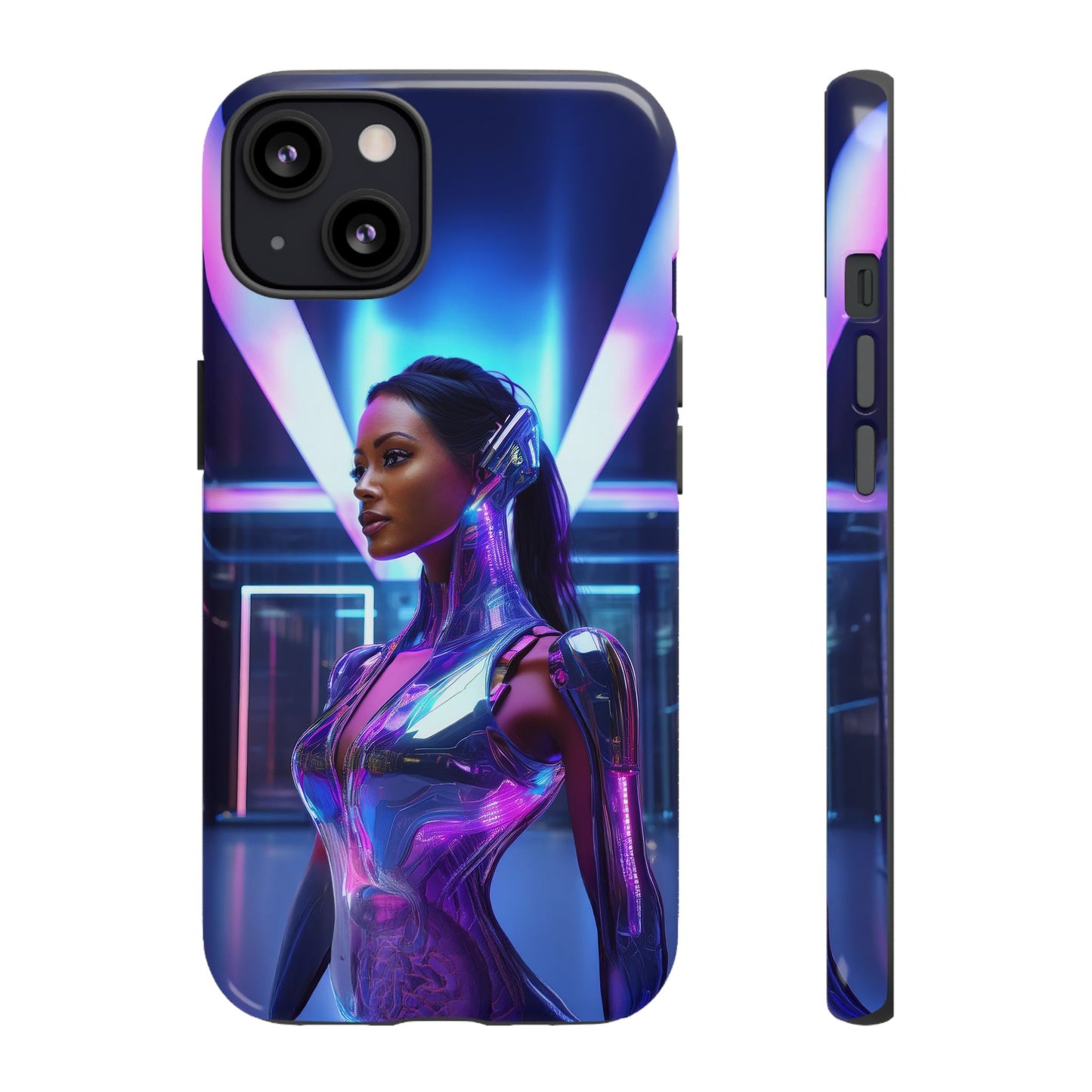 Futuristic Human Android Hybrid Cell Phone Case 017