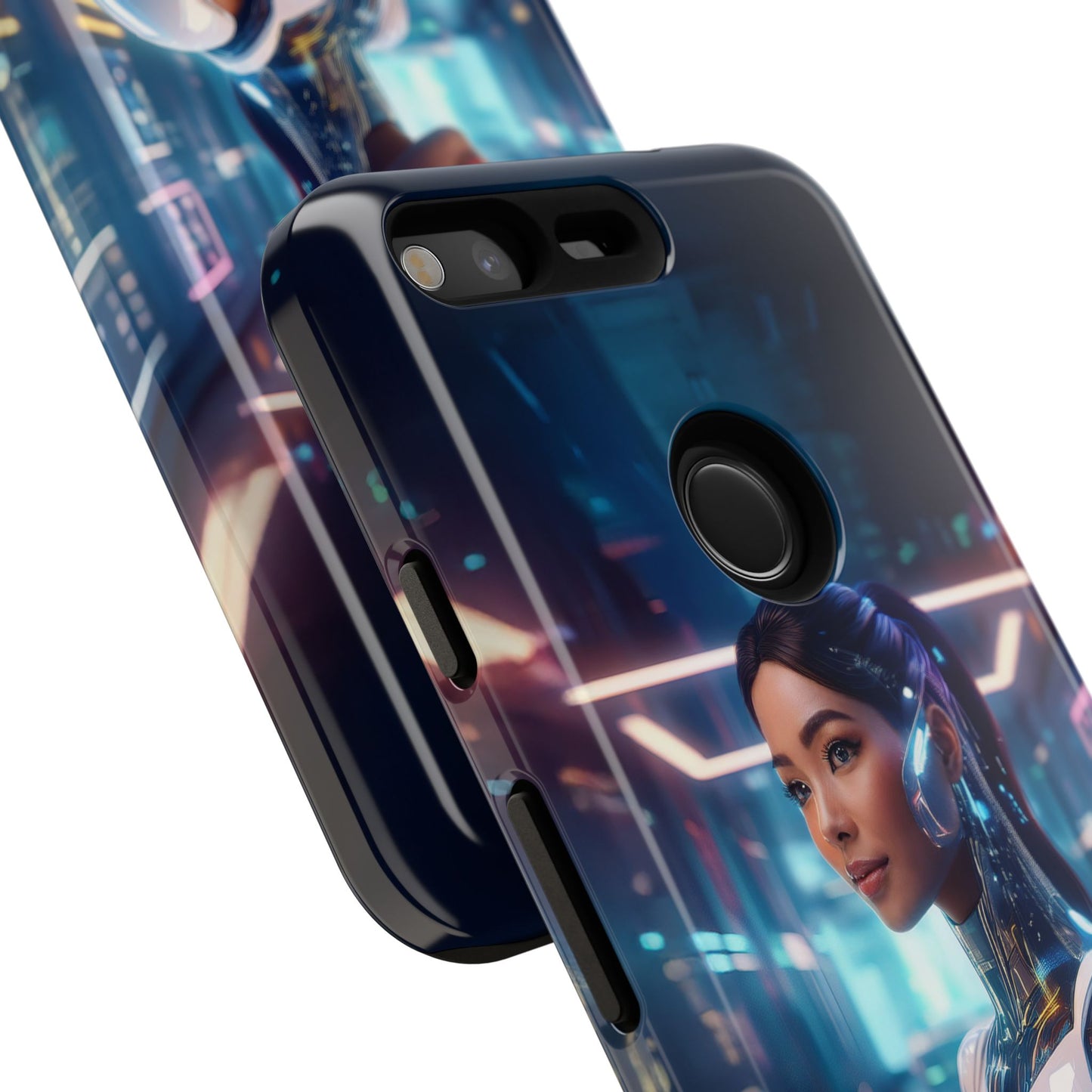 Futuristic Human Android Hybrid Cell Phone Case 005