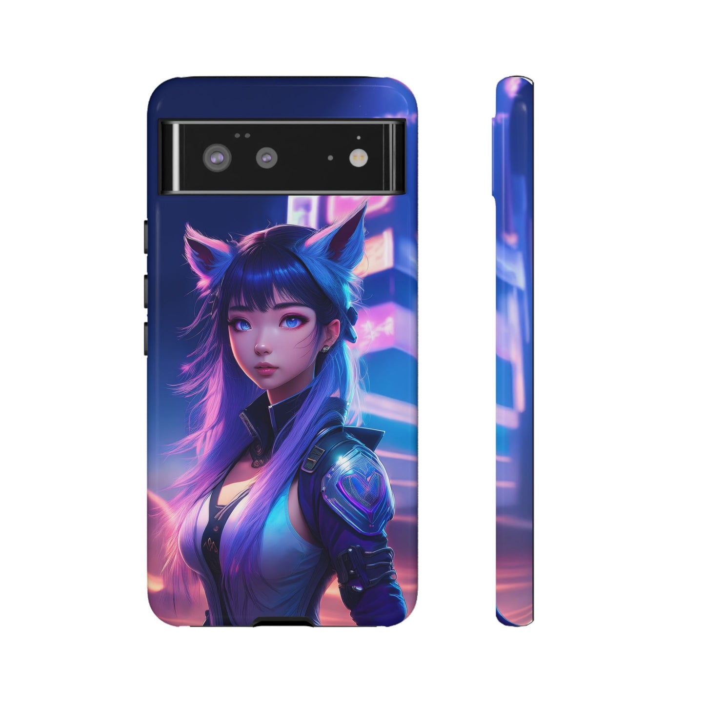 Futuristic Cyberpunk Female Cell Phone Case 010