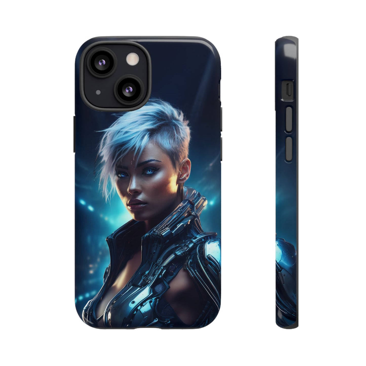 Futuristic Cyberpunk Female Cell Phone Case 027