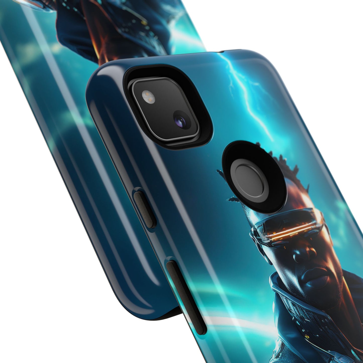 Futuristic Cyberpunk Male Cell Phone Case 014