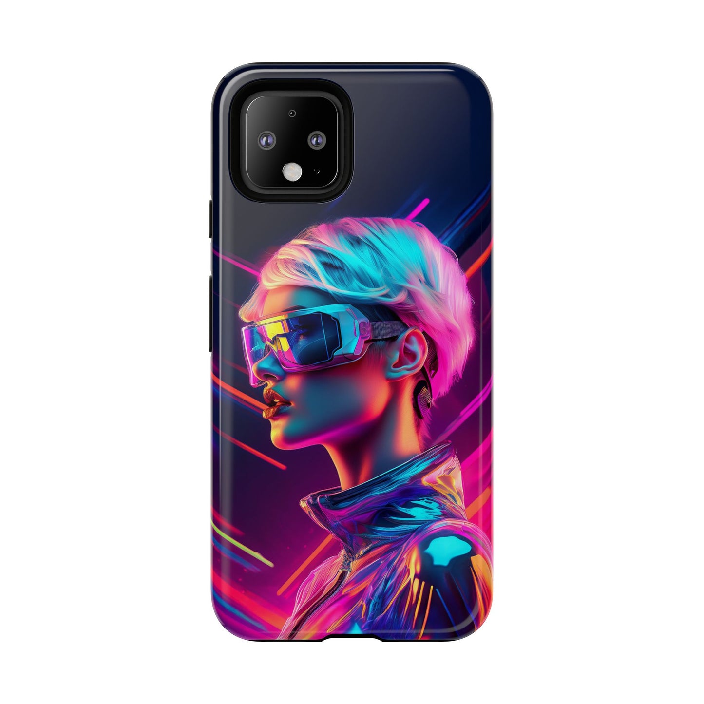 Futuristic Cyberpunk Female Cell Phone Case 031