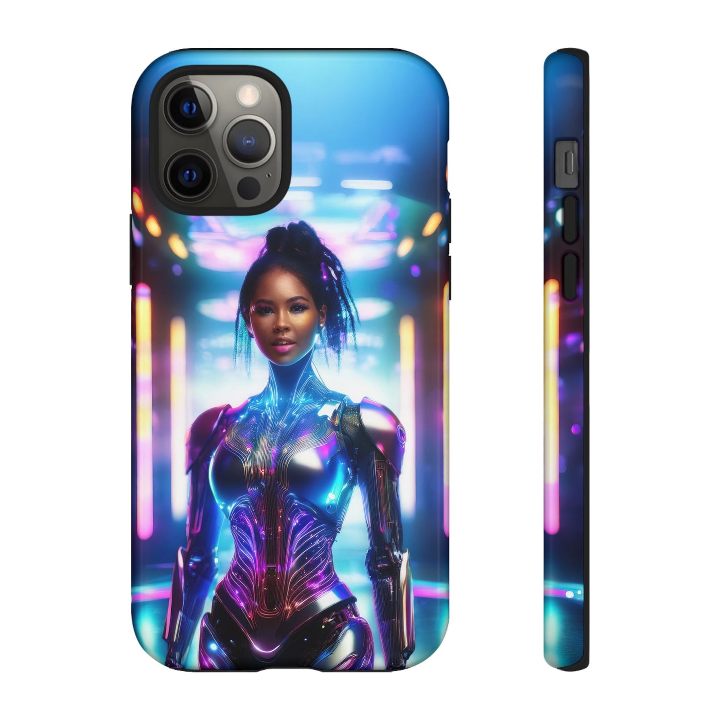 Futuristic Human Android Hybrid Cell Phone Case 009