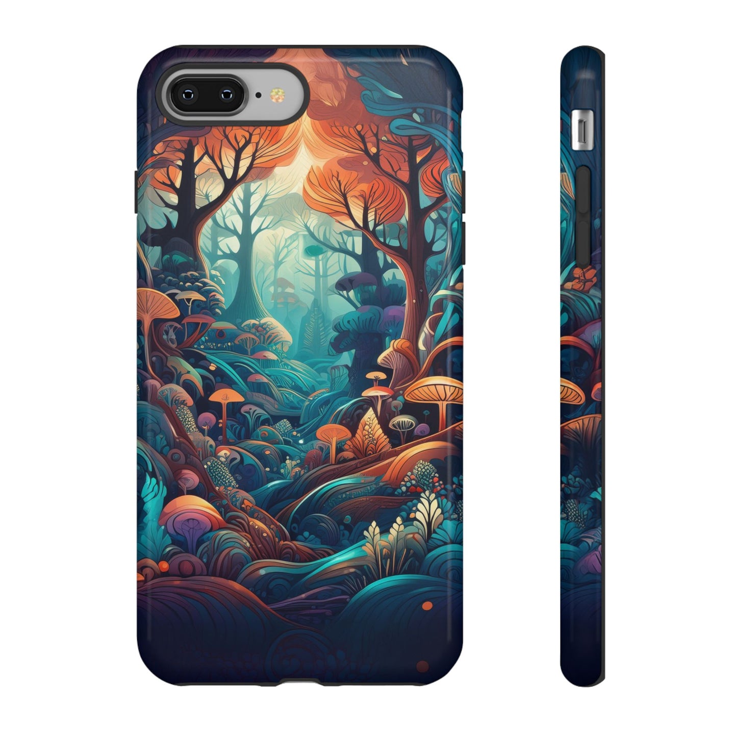 Mystical Forest, Paper Art Style Tough Cases