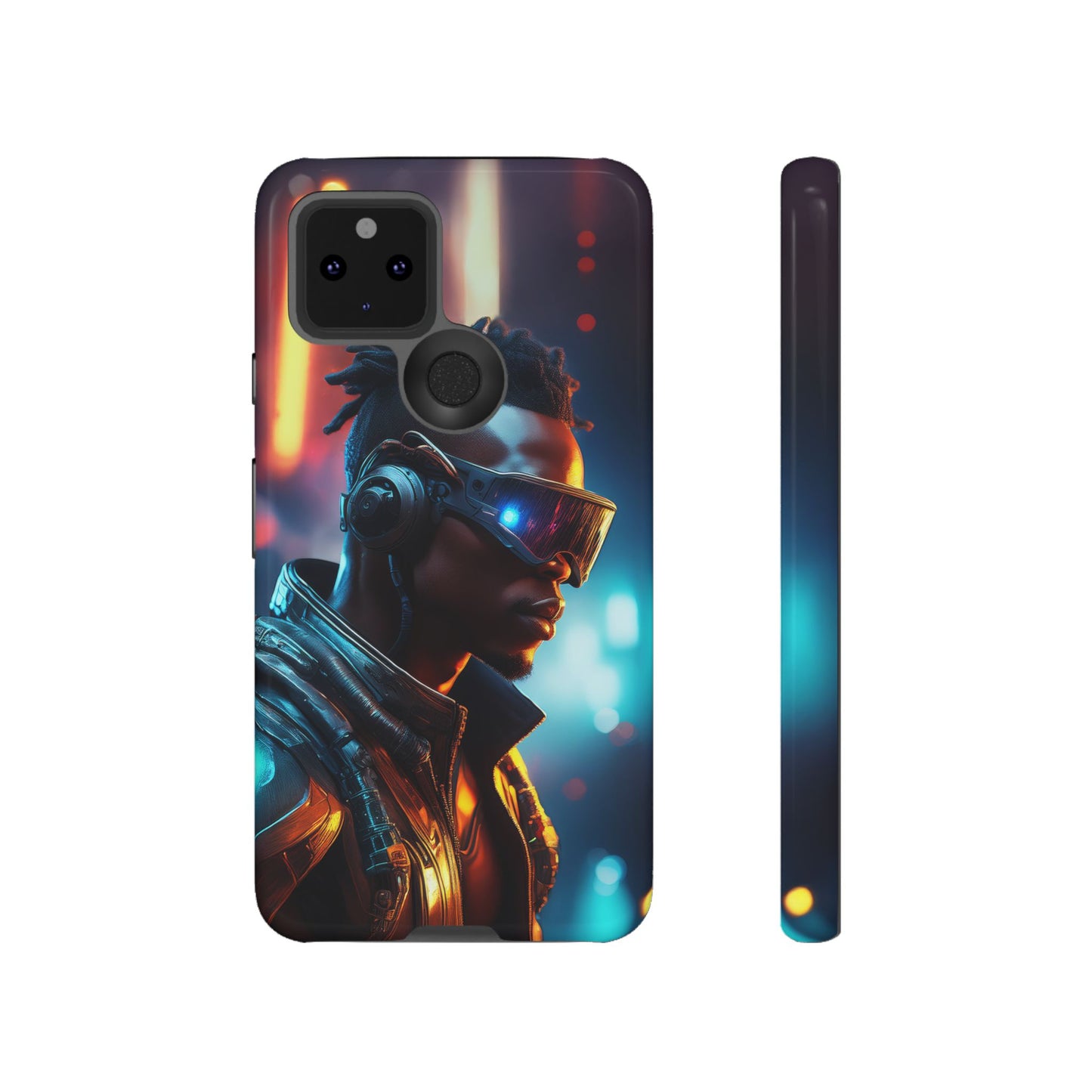 Futuristic Cyberpunk Male Cell Phone Case 016