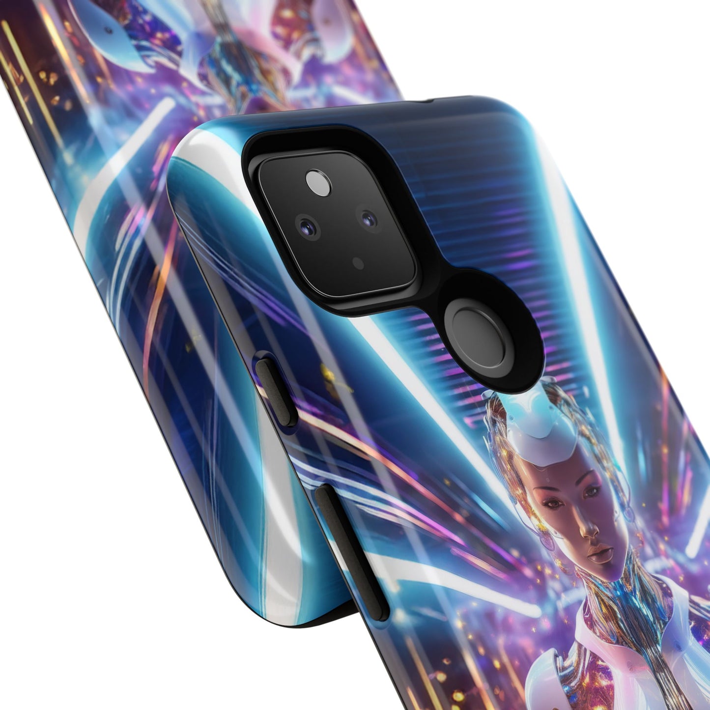 Futuristic Human Android Hybrid Cell Phone Case 007