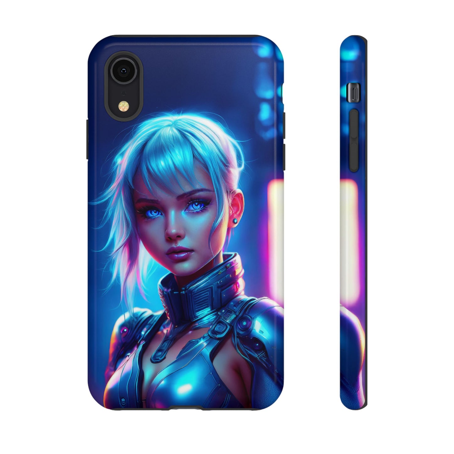 Futuristic Cyberpunk Female Cell Phone Case 013