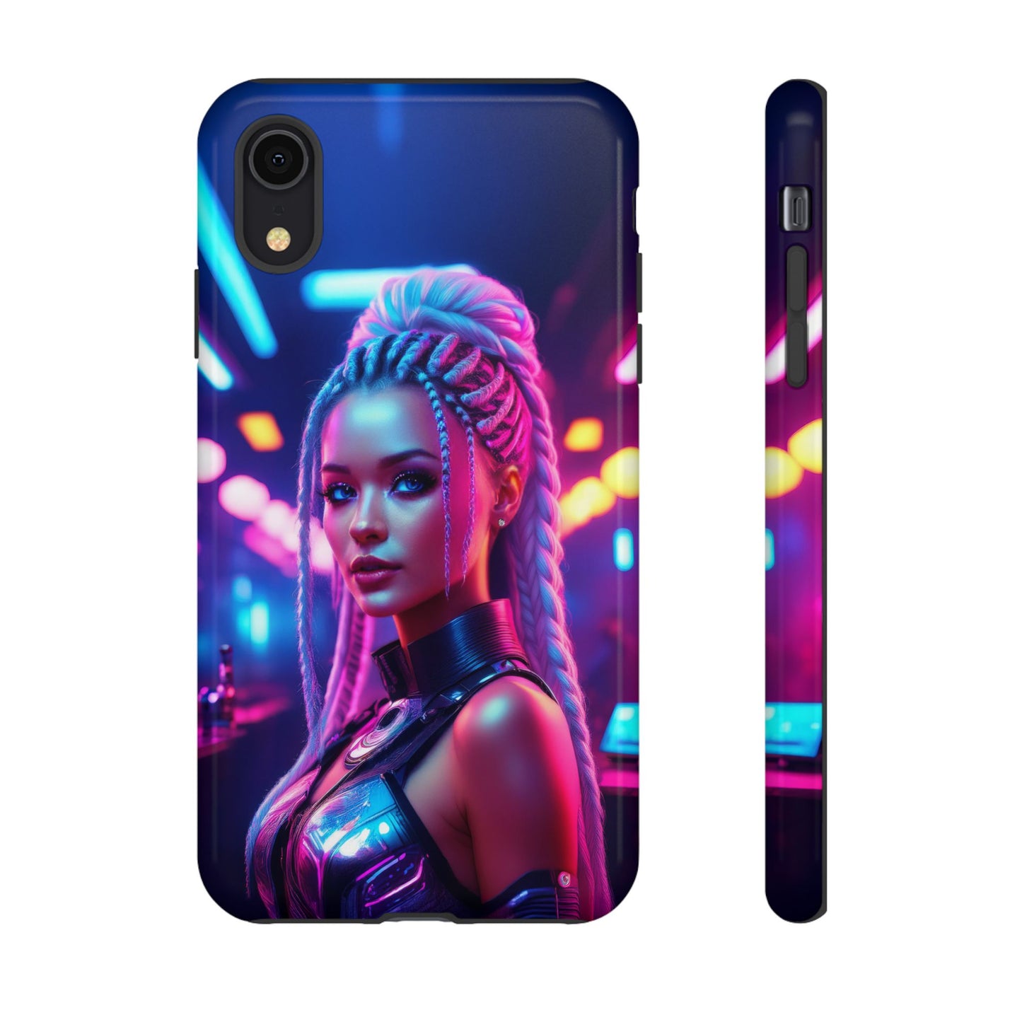 Futuristic Cyberpunk Female Cell Phone Case 007