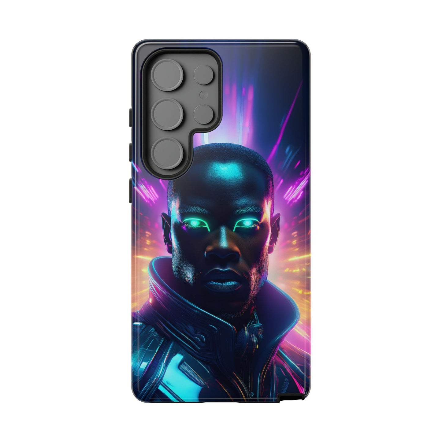 Futuristic Cyberpunk Male Cell Phone Case 022