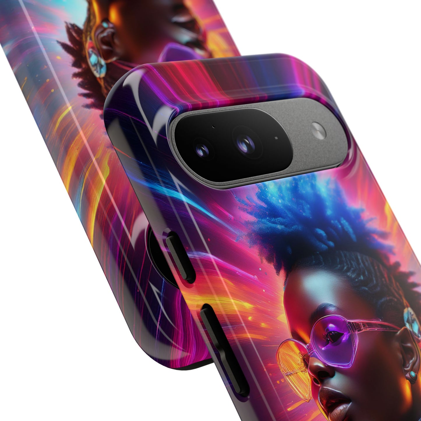 Futuristic Cyberpunk Female Cell Phone Case 026