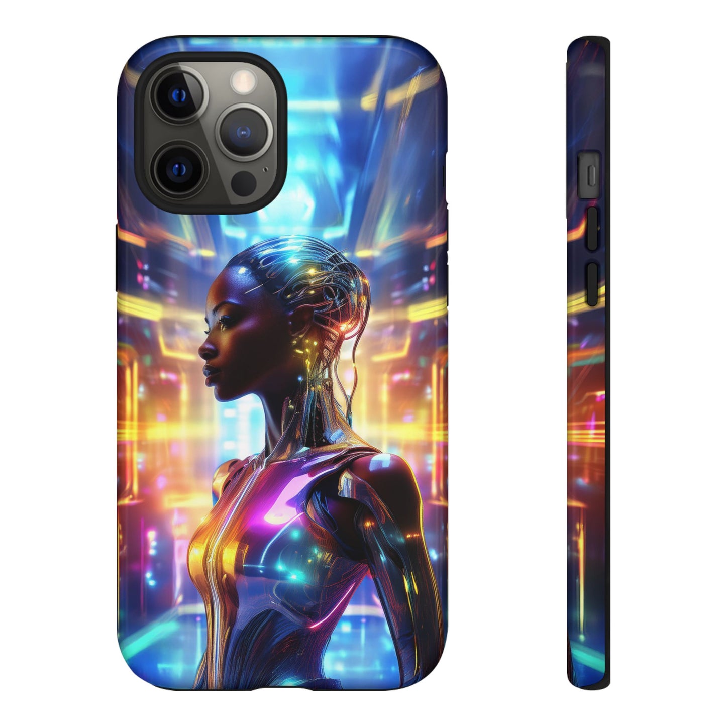 Futuristic Human Android Hybrid Cell Phone Case 011