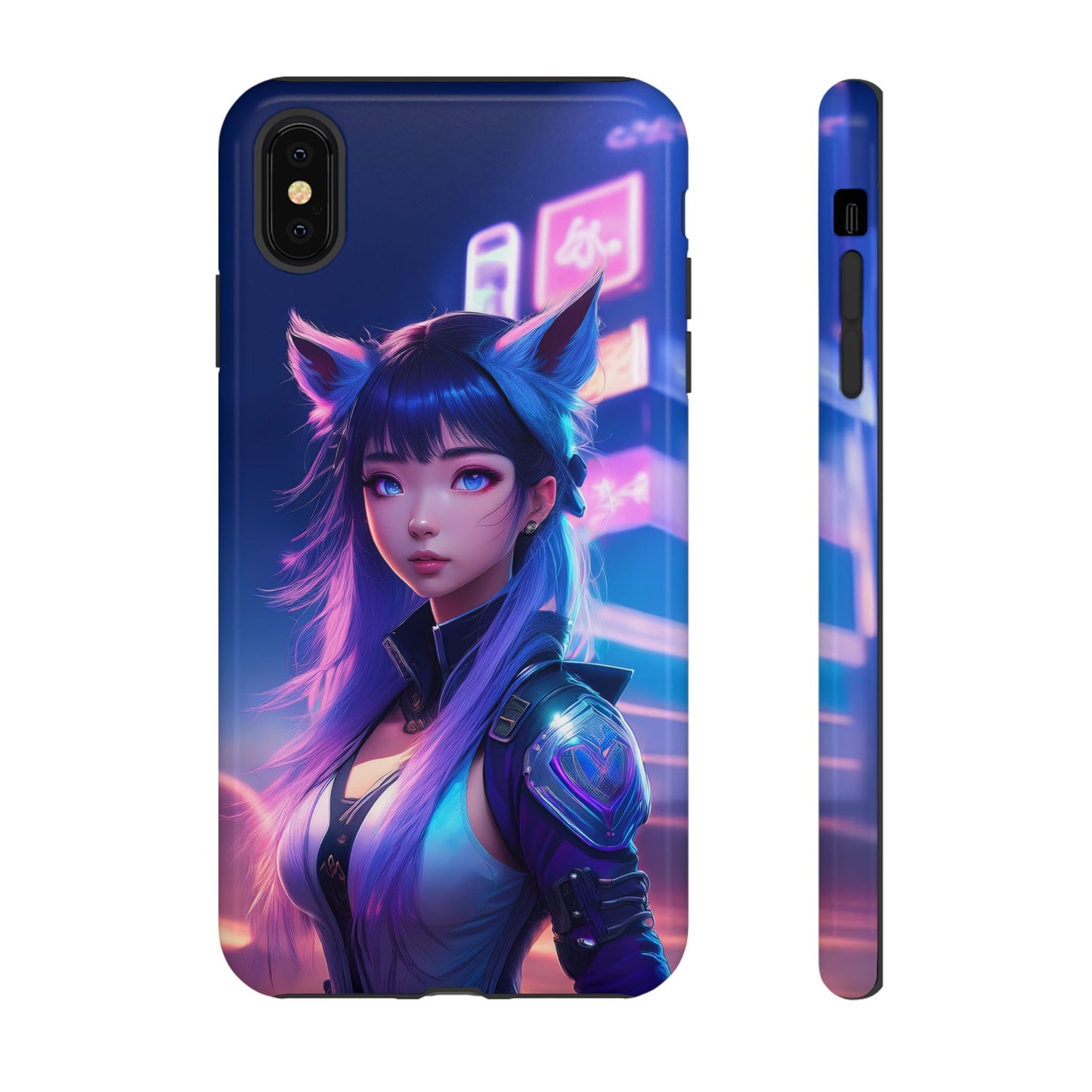 Futuristic Cyberpunk Female Cell Phone Case 010