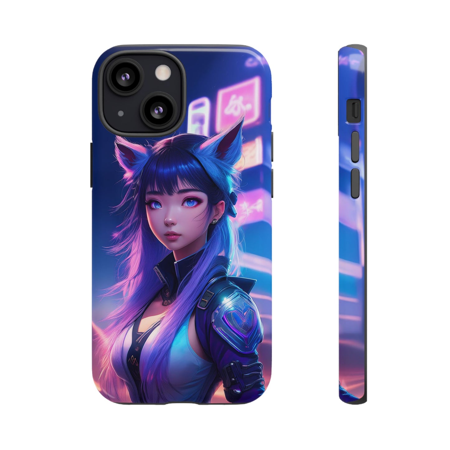 Futuristic Cyberpunk Female Cell Phone Case 010