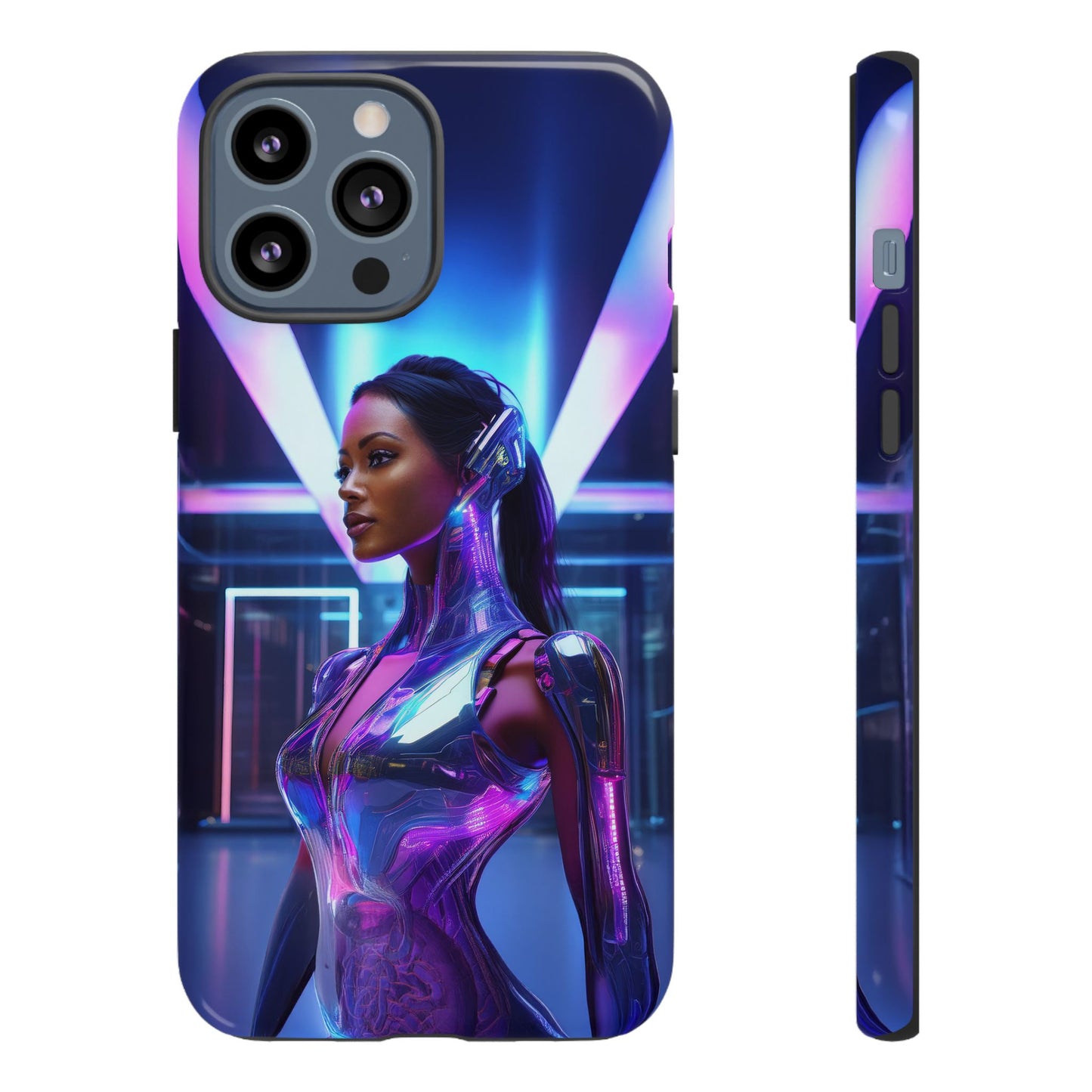 Futuristic Human Android Hybrid Cell Phone Case 017