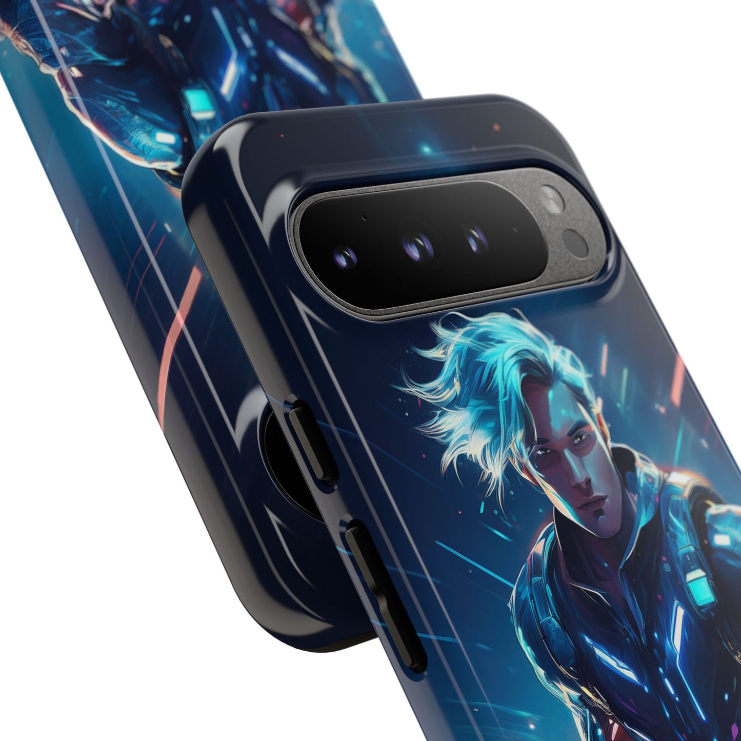 Futuristic Cyberpunk Male Cell Phone Case 024