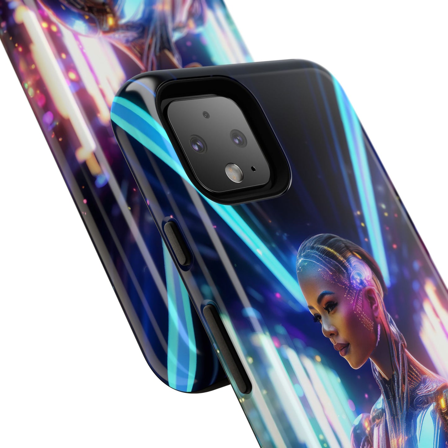 Futuristic Human Android Hybrid Cell Phone Case 010