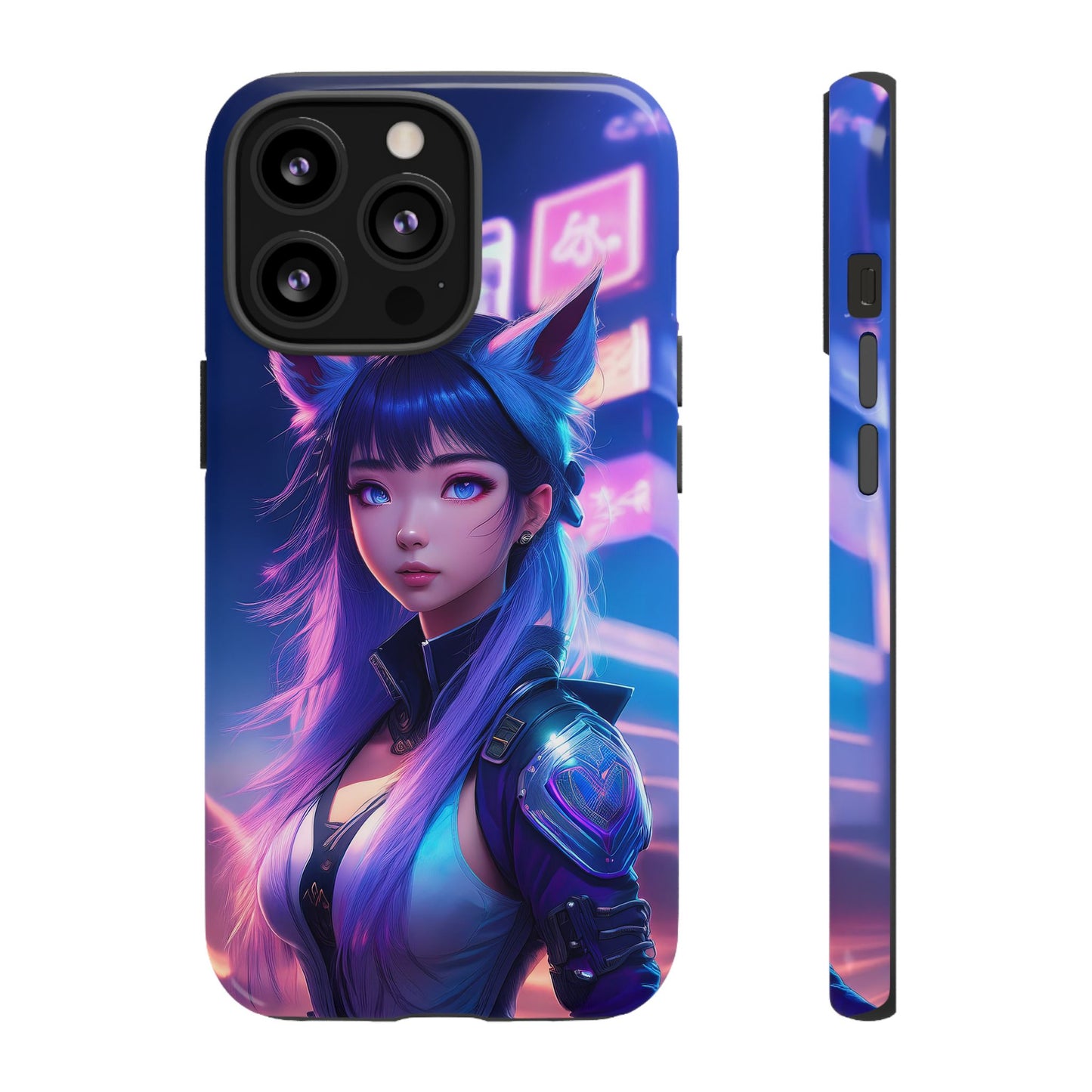 Futuristic Cyberpunk Female Cell Phone Case 010