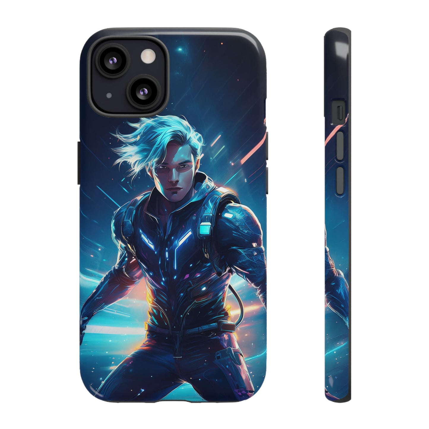 Futuristic Cyberpunk Male Cell Phone Case 024