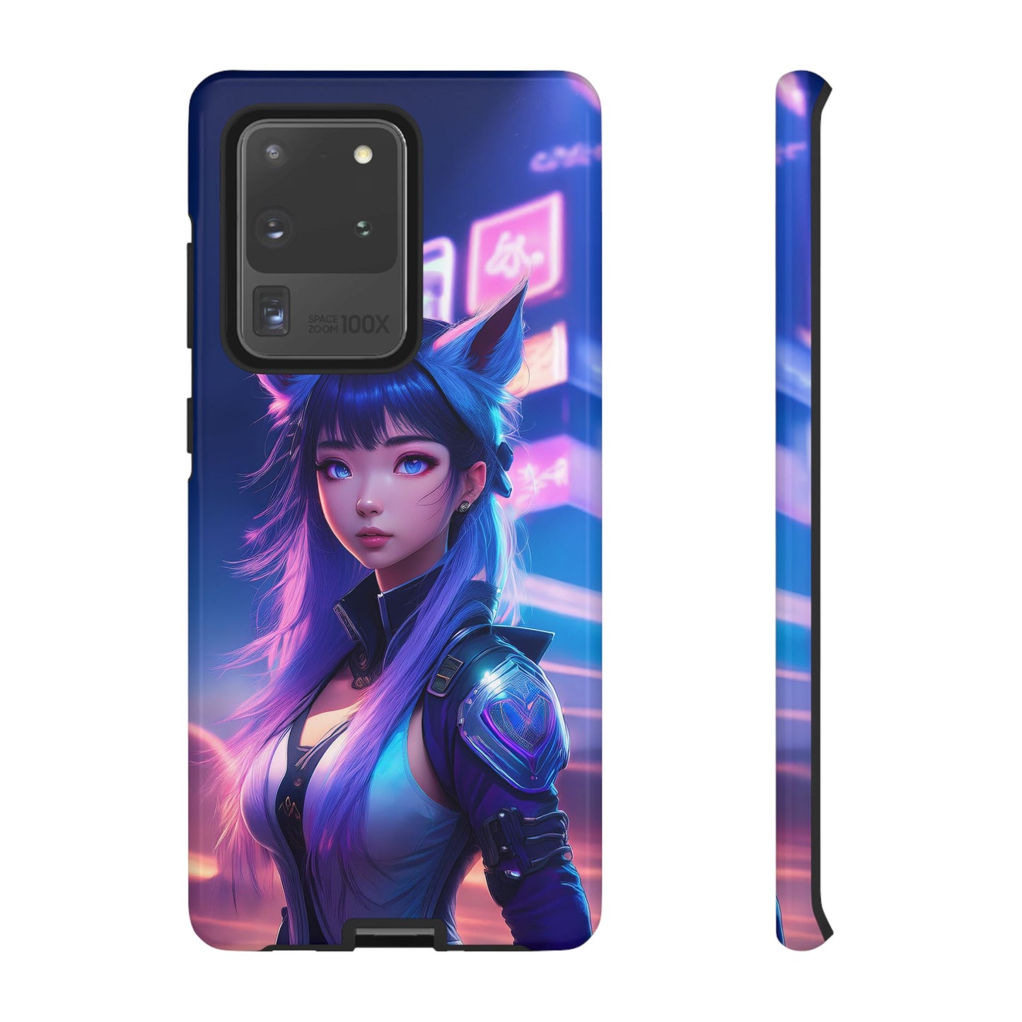 Futuristic Cyberpunk Female Cell Phone Case 010