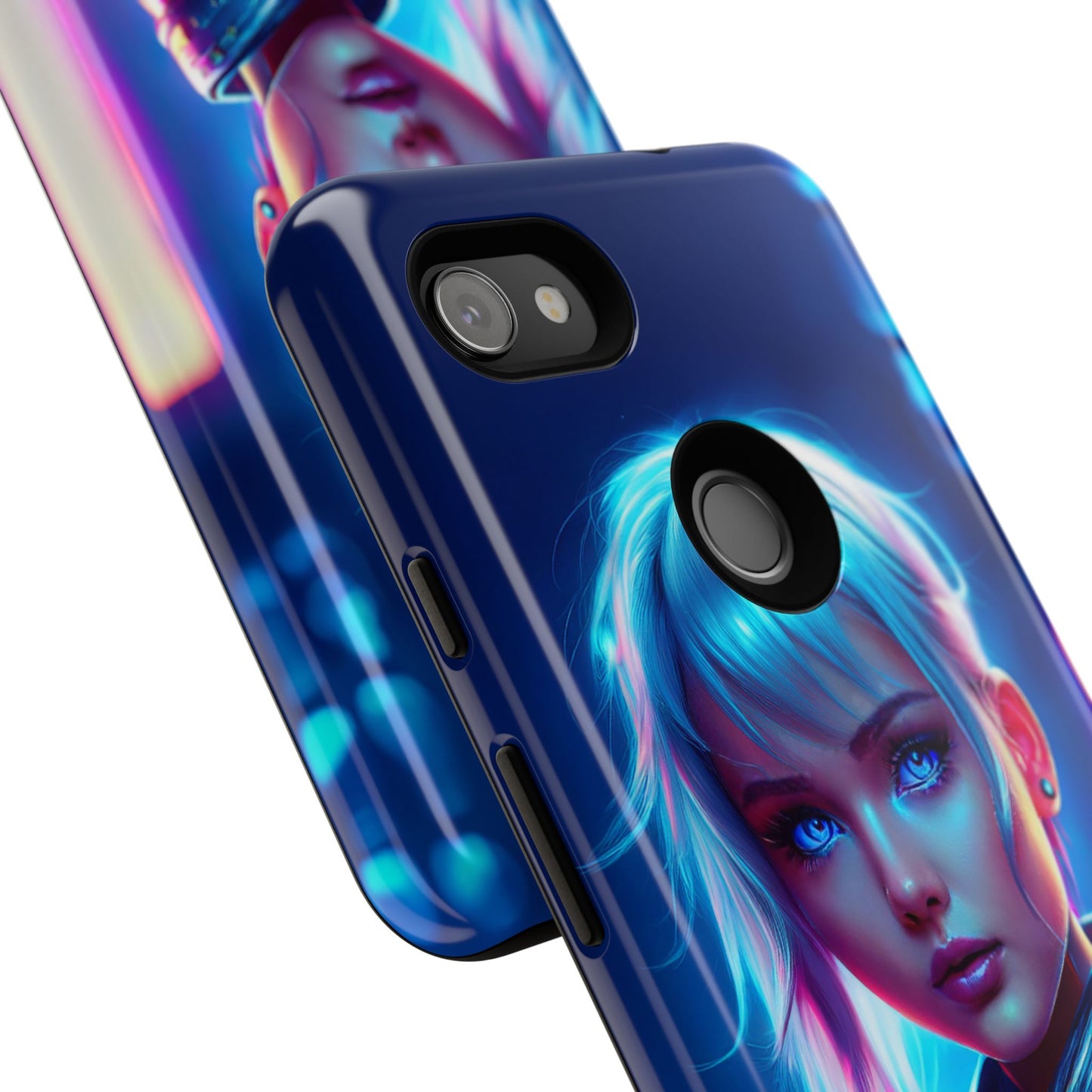 Futuristic Cyberpunk Female Cell Phone Case 013