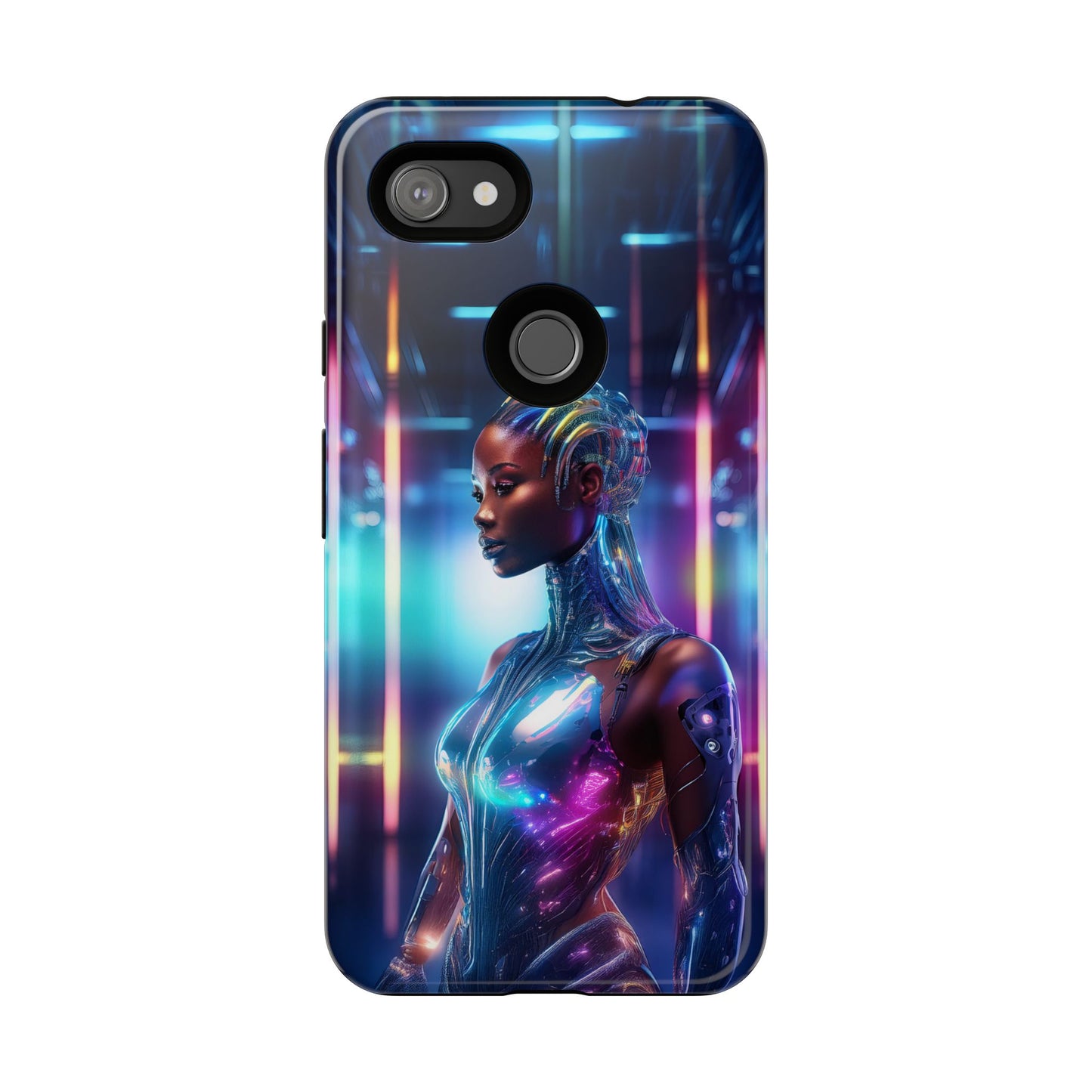 Futuristic Human Android Hybrid Cell Phone Case 014