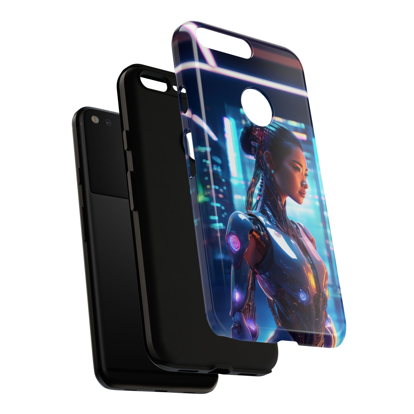 Futuristic Human Android Hybrid Cell Phone Case 013