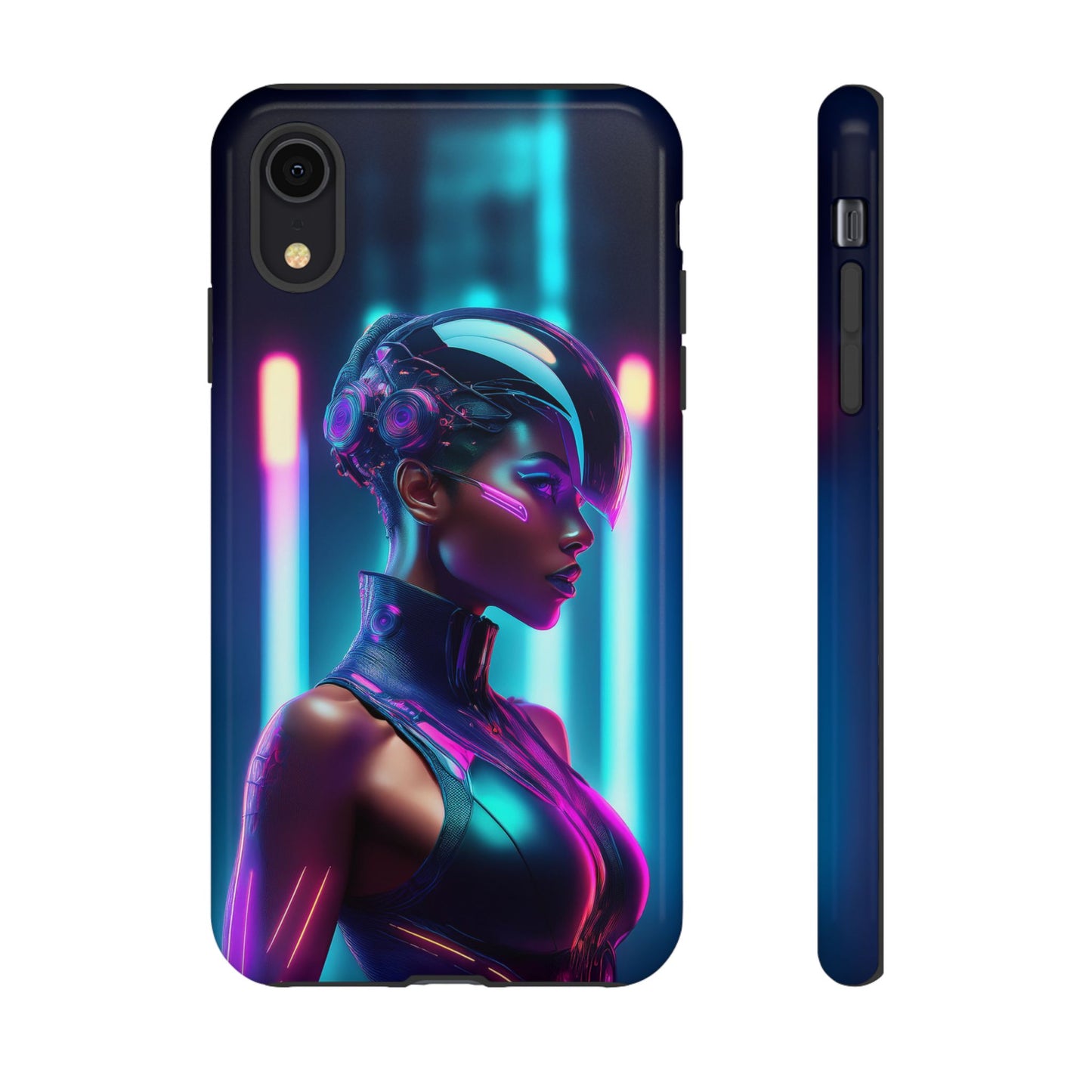 Futuristic Cyberpunk Female Cell Phone Case 021