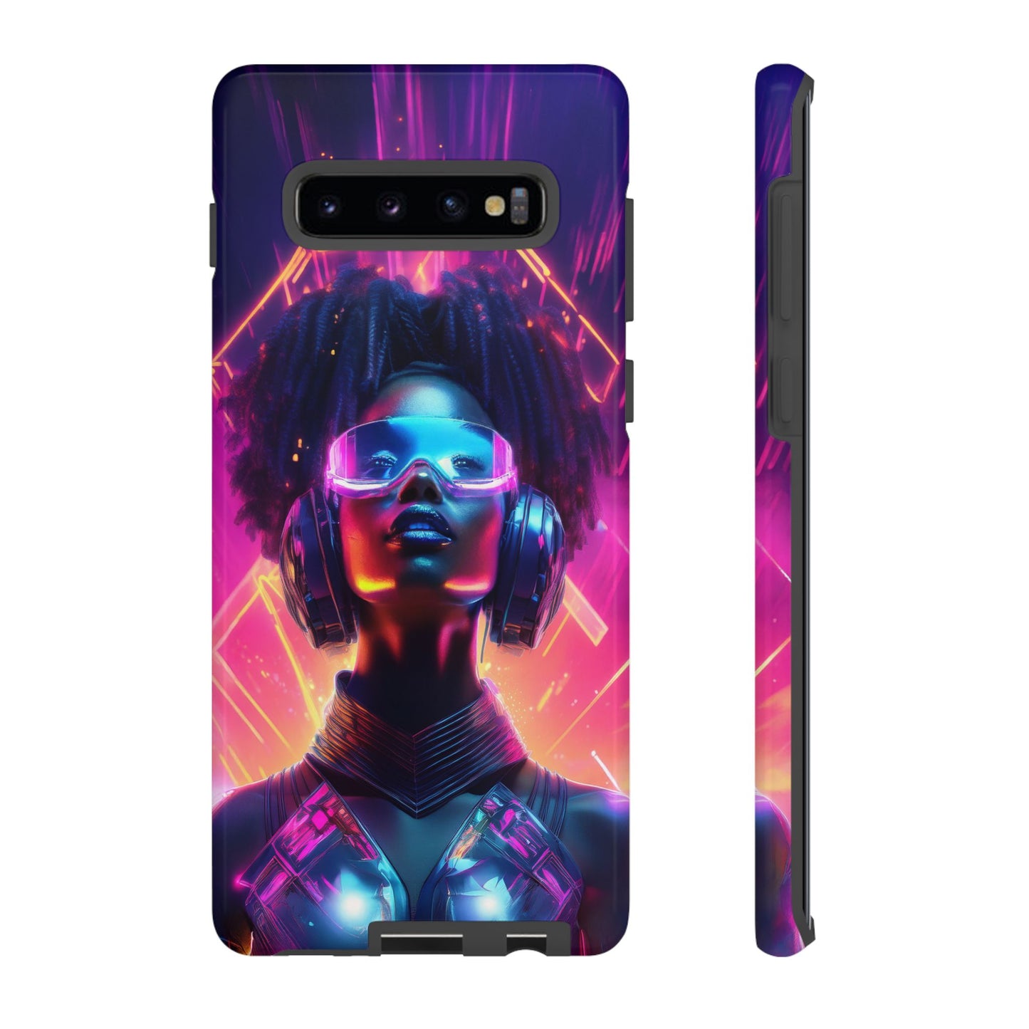 Futuristic Cyberpunk Female Cell Phone Case 030