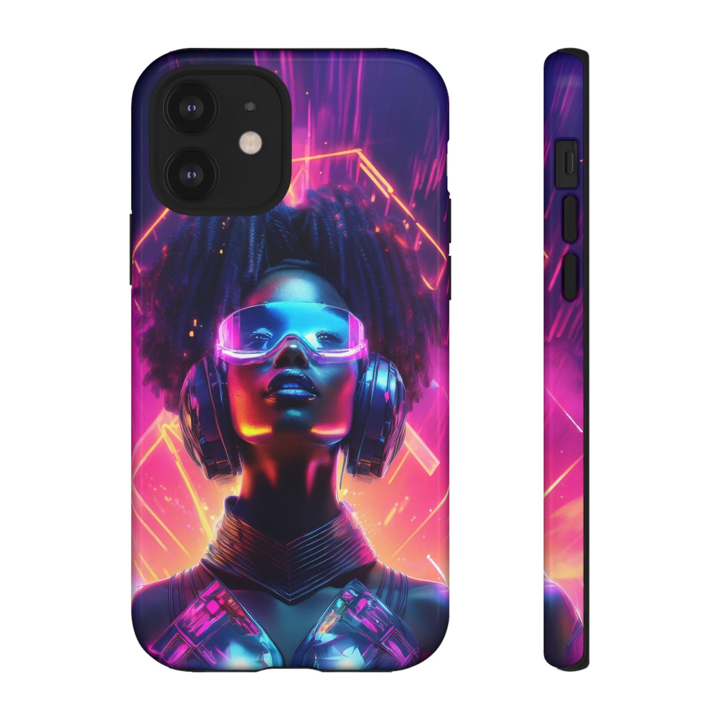 Futuristic Cyberpunk Female Cell Phone Case 030