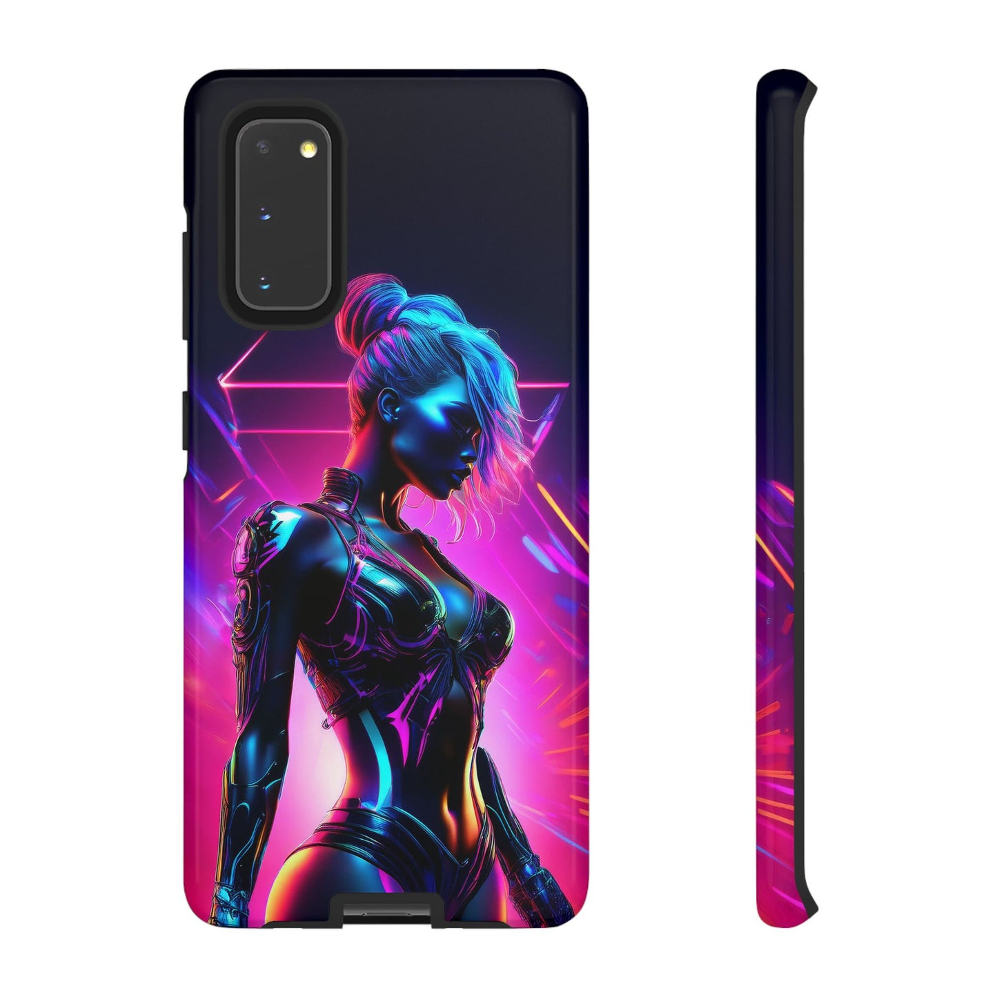 Futuristic Cyberpunk Female Cell Phone Case 017