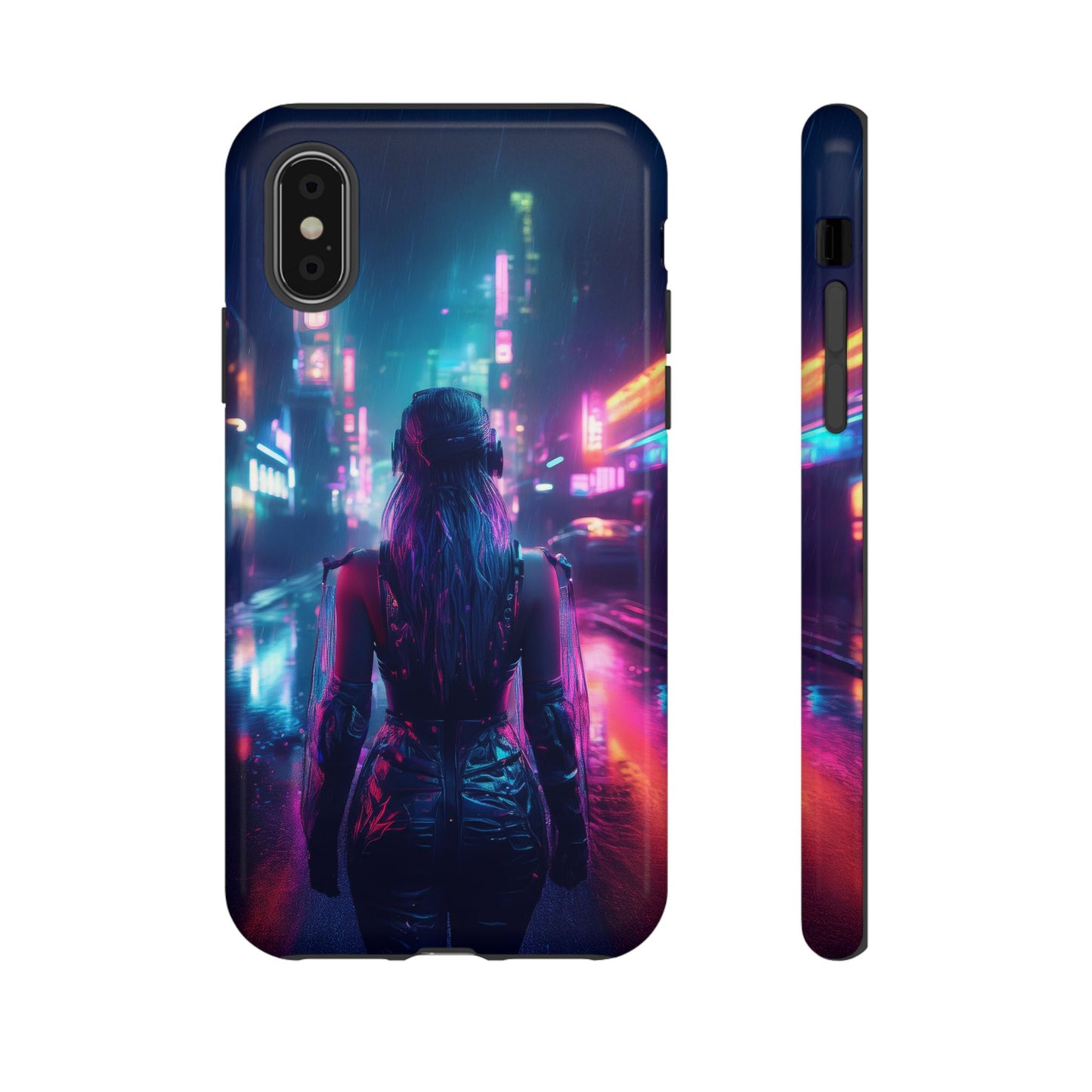 Futuristic Cyberpunk Female Cell Phone Case 032