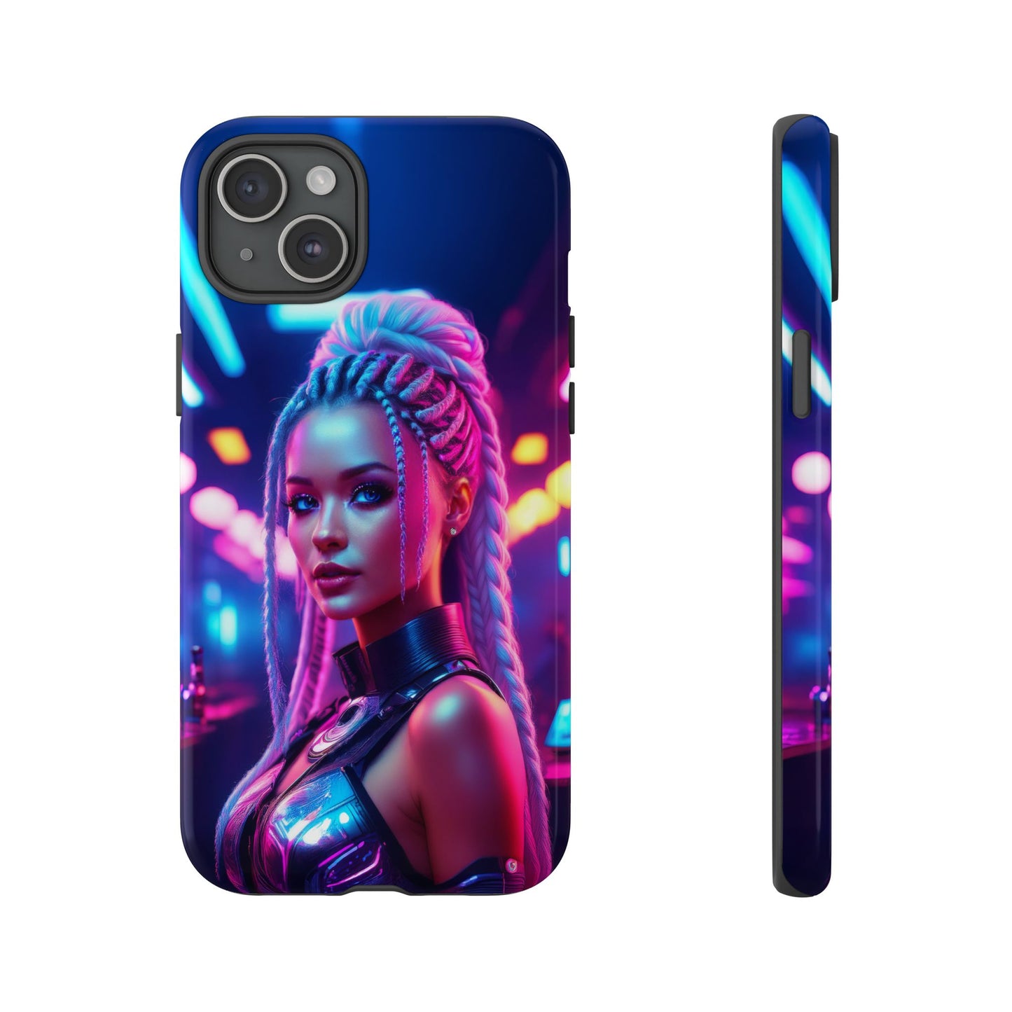 Futuristic Cyberpunk Female Cell Phone Case 007