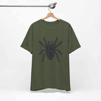 Tarantula Graphic Tee Dark Theme – Bold Spider Vector Design with Creepy Cool Vibe