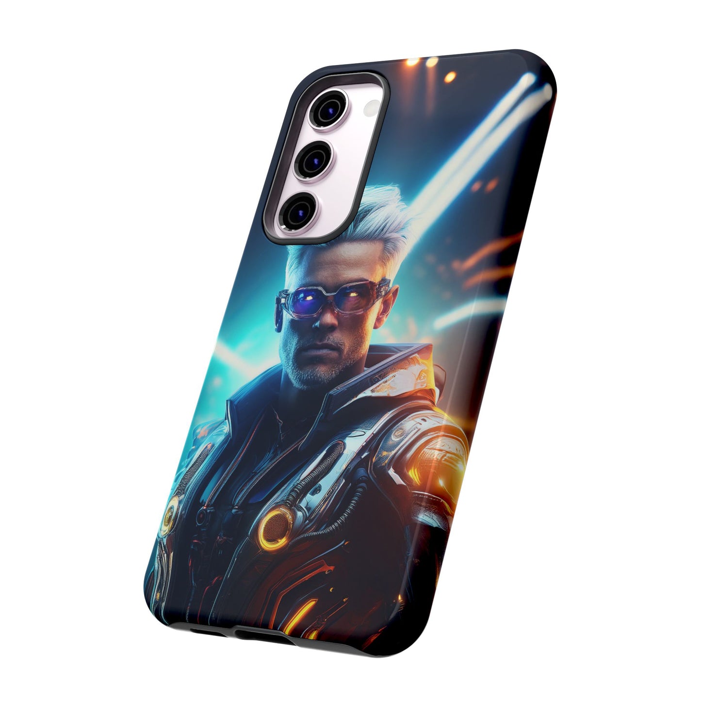 Futuristic Cyberpunk Male Cell Phone Case 013