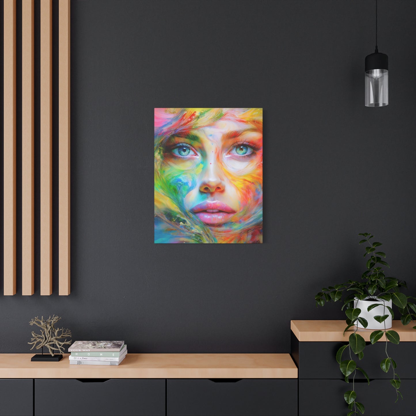 Painted Beauty 010 Canvas Wall Art