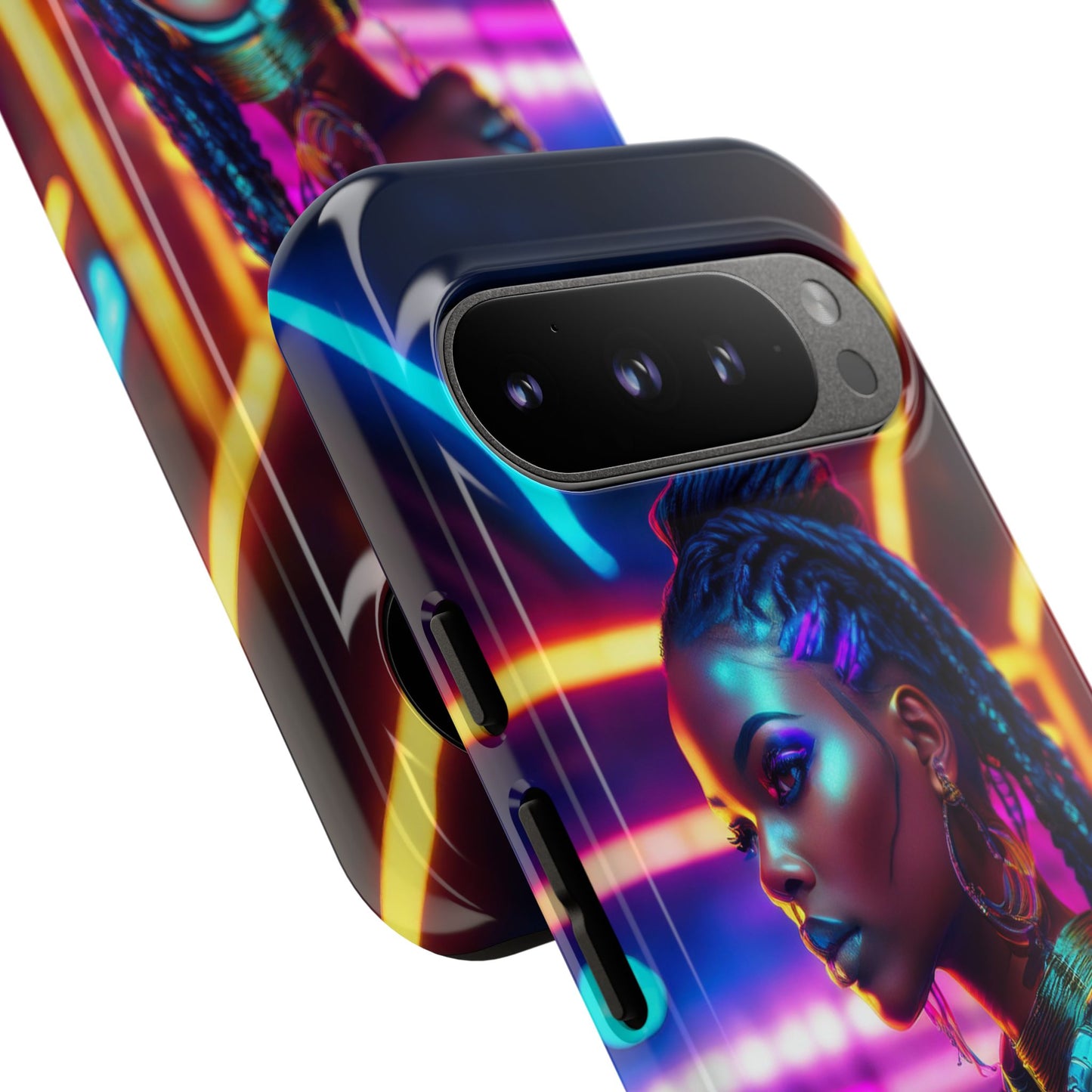 Futuristic Cyberpunk Female Cell Phone Case 006