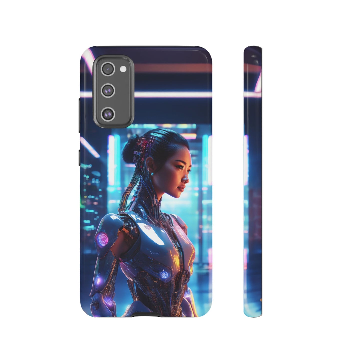 Futuristic Human Android Hybrid Cell Phone Case 013