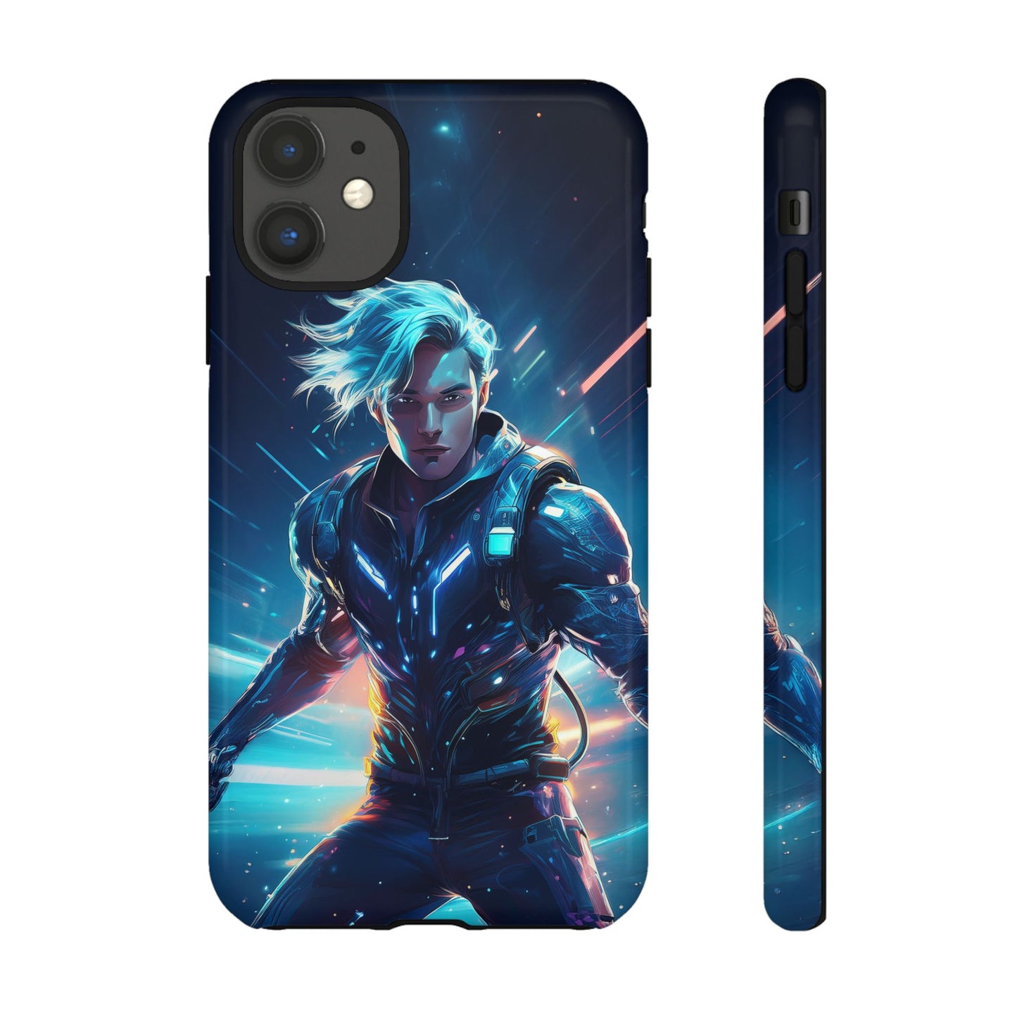 Futuristic Cyberpunk Male Cell Phone Case 024