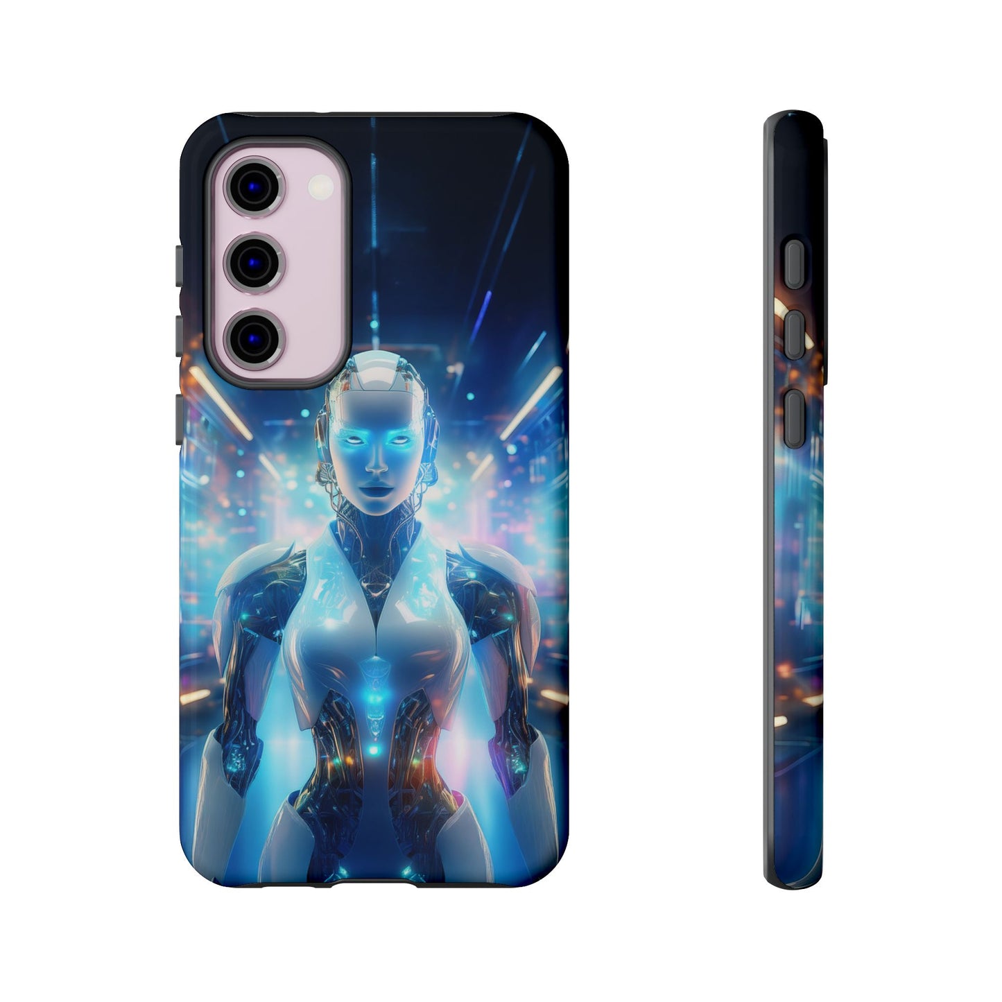 Futuristic Human Android Hybrid Cell Phone Case 012