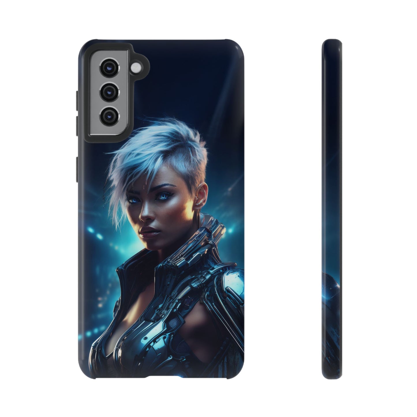 Futuristic Cyberpunk Female Cell Phone Case 027