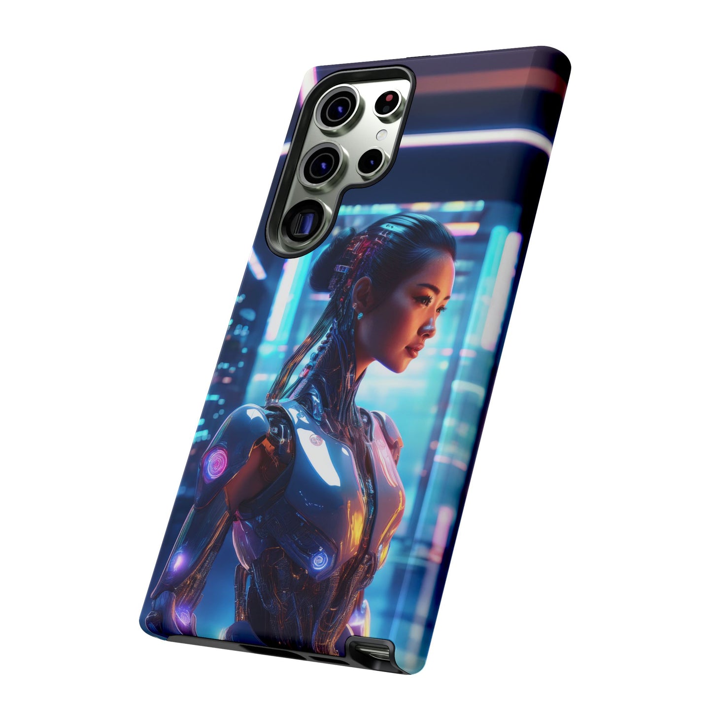 Futuristic Human Android Hybrid Cell Phone Case 013